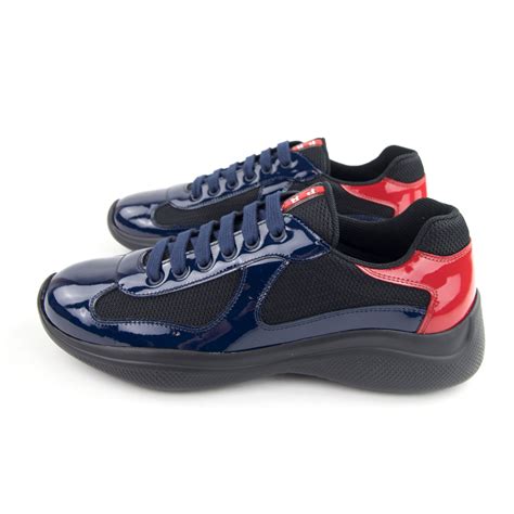 prada mens leather shoes white and red|original prada shoes.